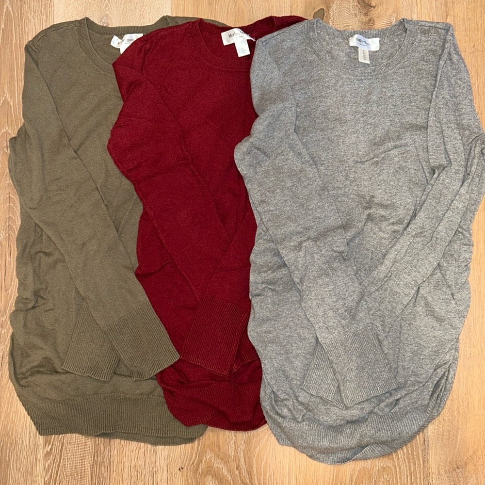 Motherhood Maternity long sleeve sweater